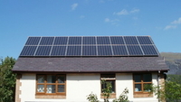 Solar Panel installation, Llanberis, North Wales